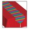 Party Central Club Pack of 12 Striped Fiesta Party Table Runners with Tassels 6'